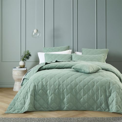 Barclay Olive Coverlet Set by Bianca