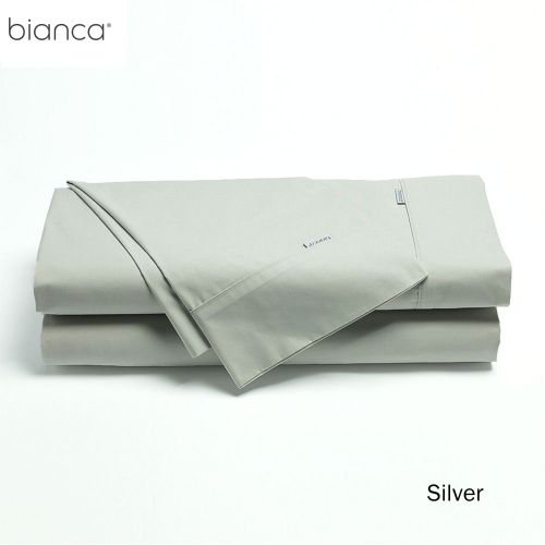 300TC Heston Cotton Percale Sheet Set by Bianca