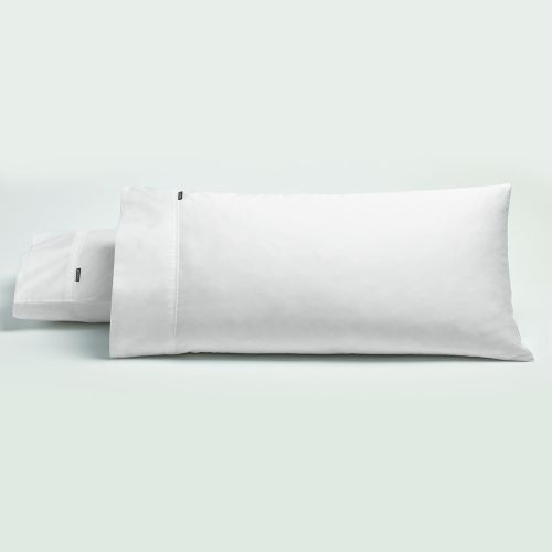Pair of 500TC 100% Cotton Sateen King Pillowcases by Bianca