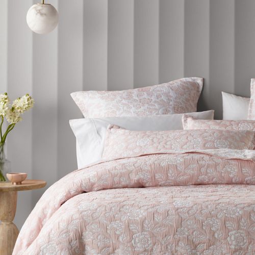 Provence Jacquard Floral Bedspread Set by Bianca