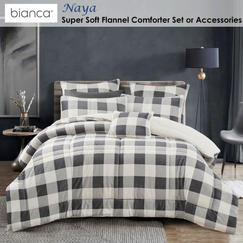 Naya Super Soft Flannel Comforter Set by Bianca