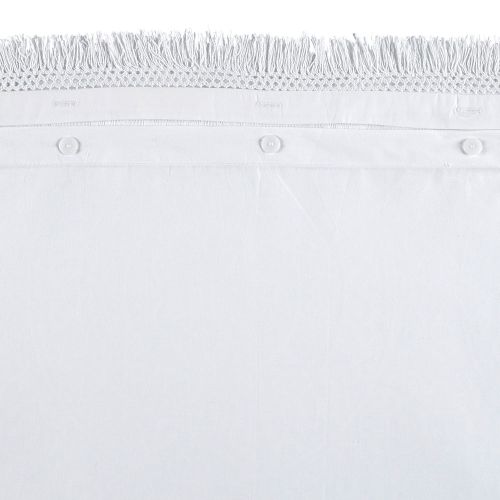 Amalfi White Cotton Jacquard Quilt Cover Set by Bianca