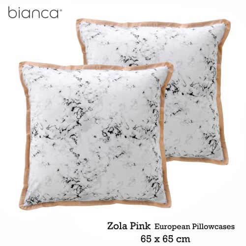 Pair of Zola White European Pillowcases