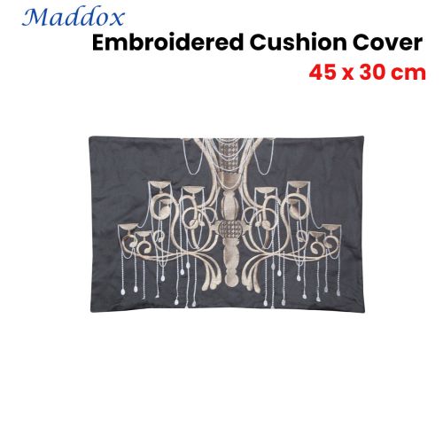 Maddox Oblong Cushion Cover 45 x 30 cm by Bianca