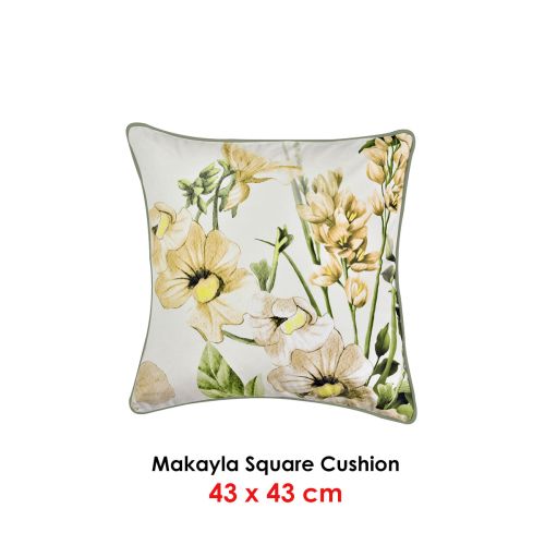 Makayla Square Filled Cushion by Bianca