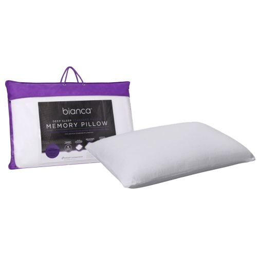 Memory Foam Low Profile Standard Pillow 65 x 40 cm by Bianca