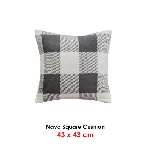 Naya Square Filled Cushion by Bianca