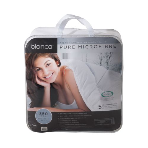 550GSM Relax Right Winter Microfibre Quilt by Bianca
