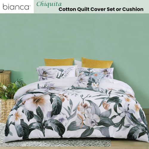 Chiquita Cotton Quilt Cover Set by Bianca