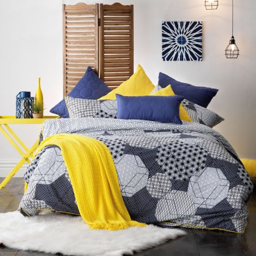 Galaxy Navy Quilt Cover Set by Bianca