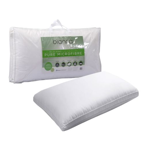 1700g Relax Right Pure Microfiber King Pillow 50 x 90cm by Bianca