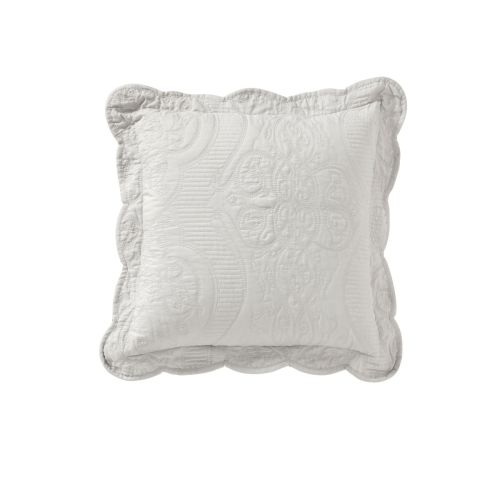 Candace Silver Square Filled Cushion 43 x 43cm by Bianca