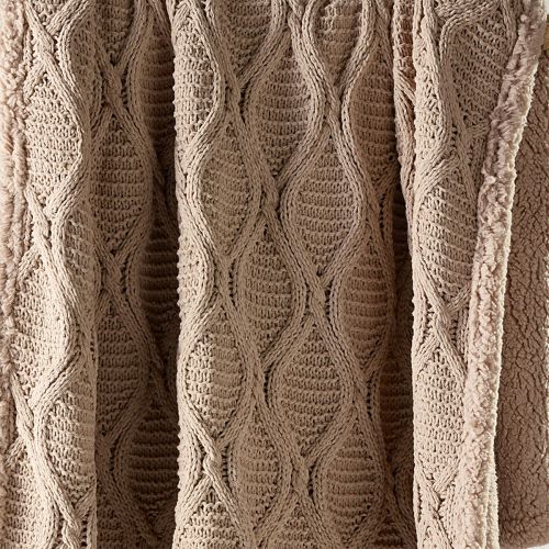 Sorrento Knitted Throw Rug 130 x 160 cm by Bianca