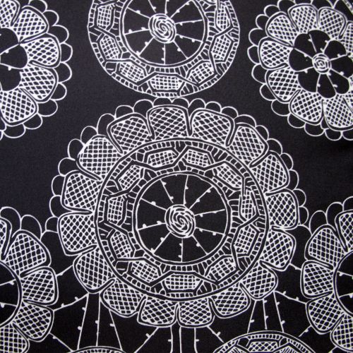 Batik Black Quilt Cover Set Double by Big Sleep