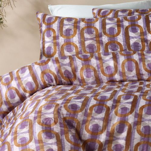 Brunswick Purple Quilt Cover Set King by Big Sleep