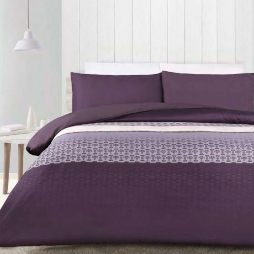 Normi Plum Quilt Cover Set Double by Big Sleep