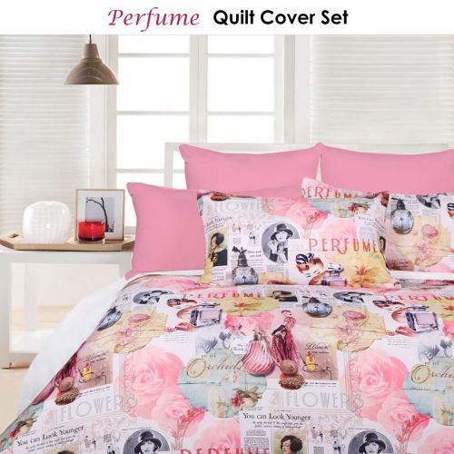 Perfume Quilt Cover Set Single by Big Sleep