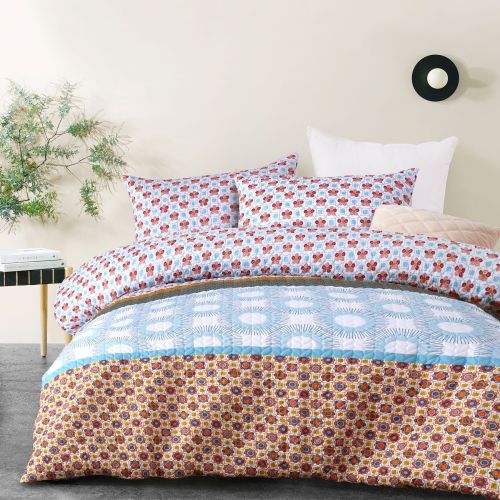 Raina Quilted Quilt Cover Set by Big Sleep