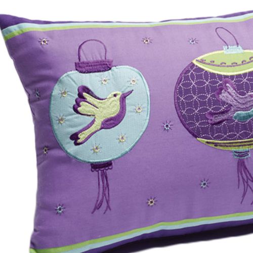 Butterfly Lantern Filled Oblong Cushion by Jiggle & Giggle