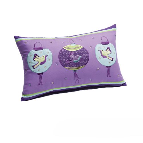 Butterfly Lantern Filled Oblong Cushion by Jiggle & Giggle