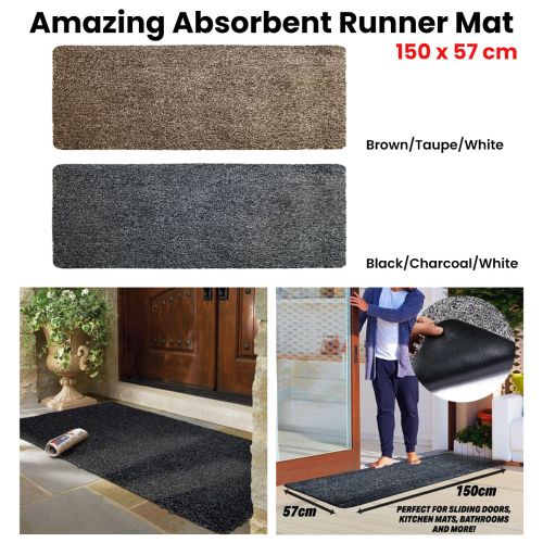 Amazing Absorbent Runner Mat 150 x 57 cm