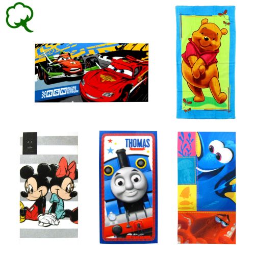 Kids Disney Cartoon 100 Cotton Licensed Bath Beach Towel 60 x