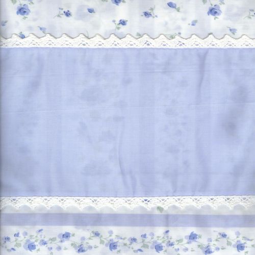 225TC Ashby Rose Blue Quilt Cover Or Sheet Set by Belmondo