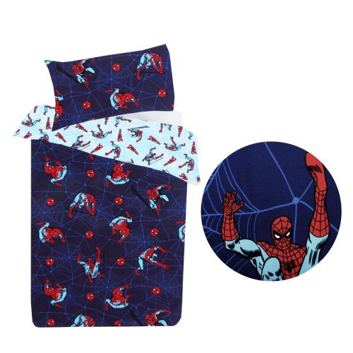 Marvel Spiderman Reversible Licensed Quilt Cover Set Single by Caprice