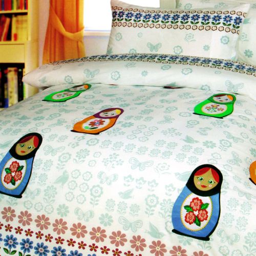 Chenka Embroidered Quilt Cover Set by Happy Kids