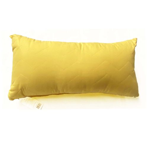 Chevron Yellow Oblong Cushion by Bianca