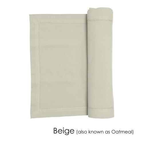 Pure Cotton Elegant Hemstitch Table Runner 33 x 180 cm by Rans