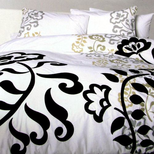 Craft White Quilt Cover Set Single by Accessorize