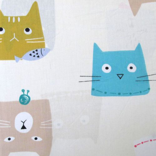 Meow Meow Meow Baby 100% Cotton Printed Sheet Set Cot Size