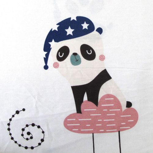Panda's Den Baby 100% Cotton Printed Sheet Set Cot Size