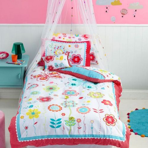 Floral Spot Quilt Cover Set by Cubby House Kids