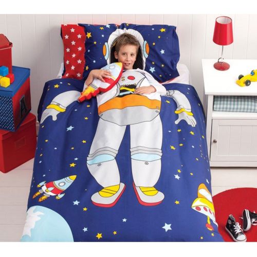 Spaceman Quilt Cover Set by Cubby House Kids