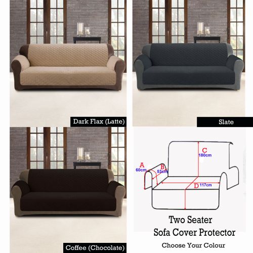 Custom Fit Sofa Cover Protector Antimacassar