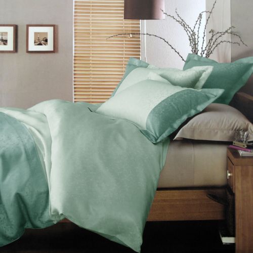 Macau Teal Quilt Cover Set Queen by Deco