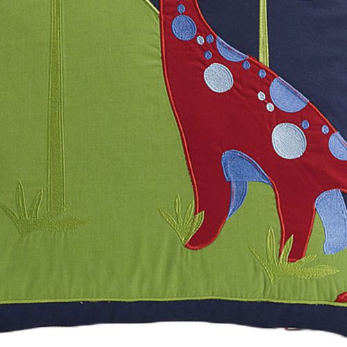 Dinosaurs Dreams Filled Square Cushion by Jiggle & Giggle