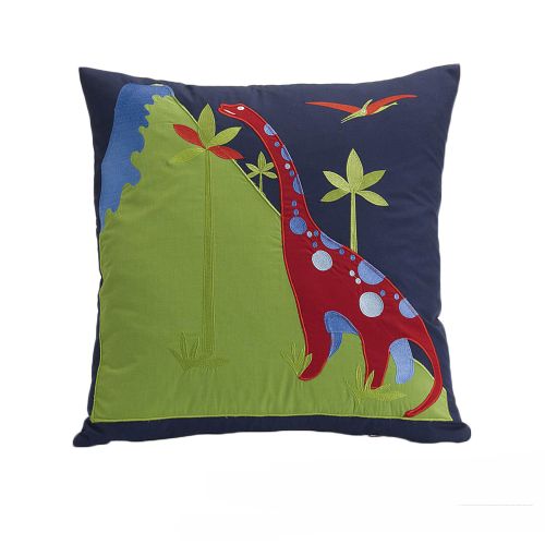 Dinosaurs Dreams Filled Square Cushion by Jiggle & Giggle