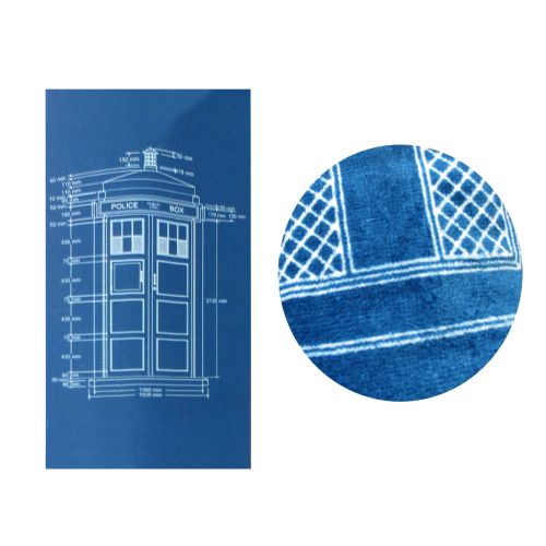 Doctor Who 100% Cotton Licensed Bath / Beach Towel 75 x 150 cm