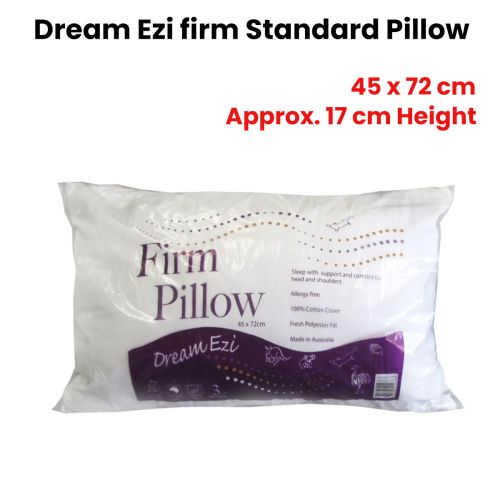 Made in Australia Dream Ezi Firm Standard Pillow 45 x 72 cm
