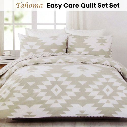225TC Tahoma Trible Cotton Rich Easy Care Quilt Cover Set King