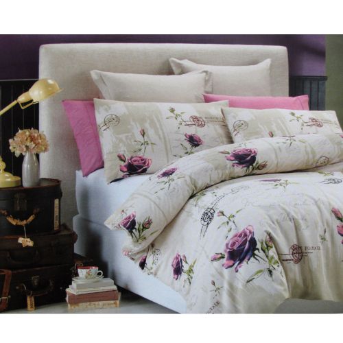 French Rose Easy Care Quilt Cover Set by Belmondo