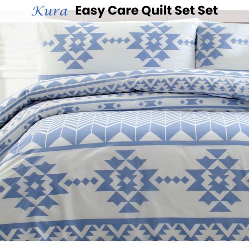 Kura Nordic Easy Care Quilt Cover Set by Belmondo