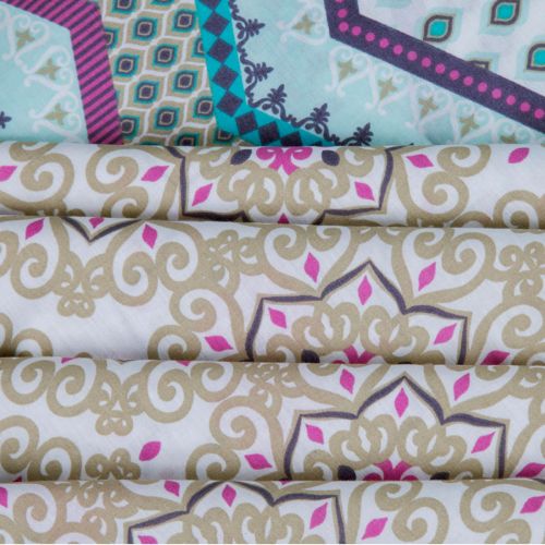 Marli Moroccan Easy Care Quilt Cover Set Queen by Belmondo