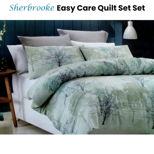 Sherbrooke Forest Easy Care Quilt Cover Set by Belmondo