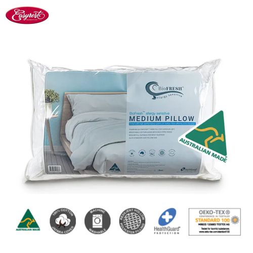 BioFresh Allergy Sensitive Medium Standard Pillow 48 x 73 cm by Easyrest