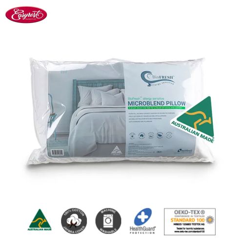 BioFresh Allergy Sensitive Microblend Standard Pillow 48 x 73 cm by Easyrest