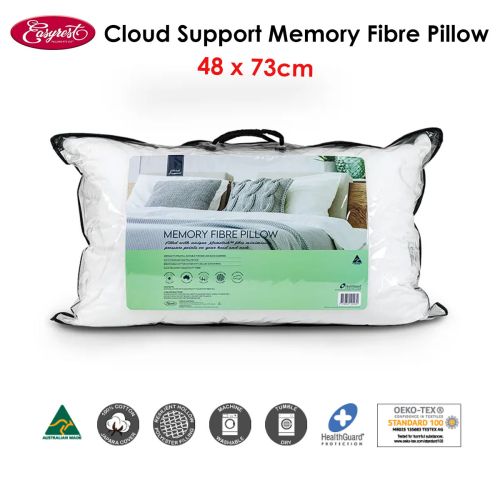 Cloud Support Memory Fibre Pillow 48 x 73 cm by Easyrest